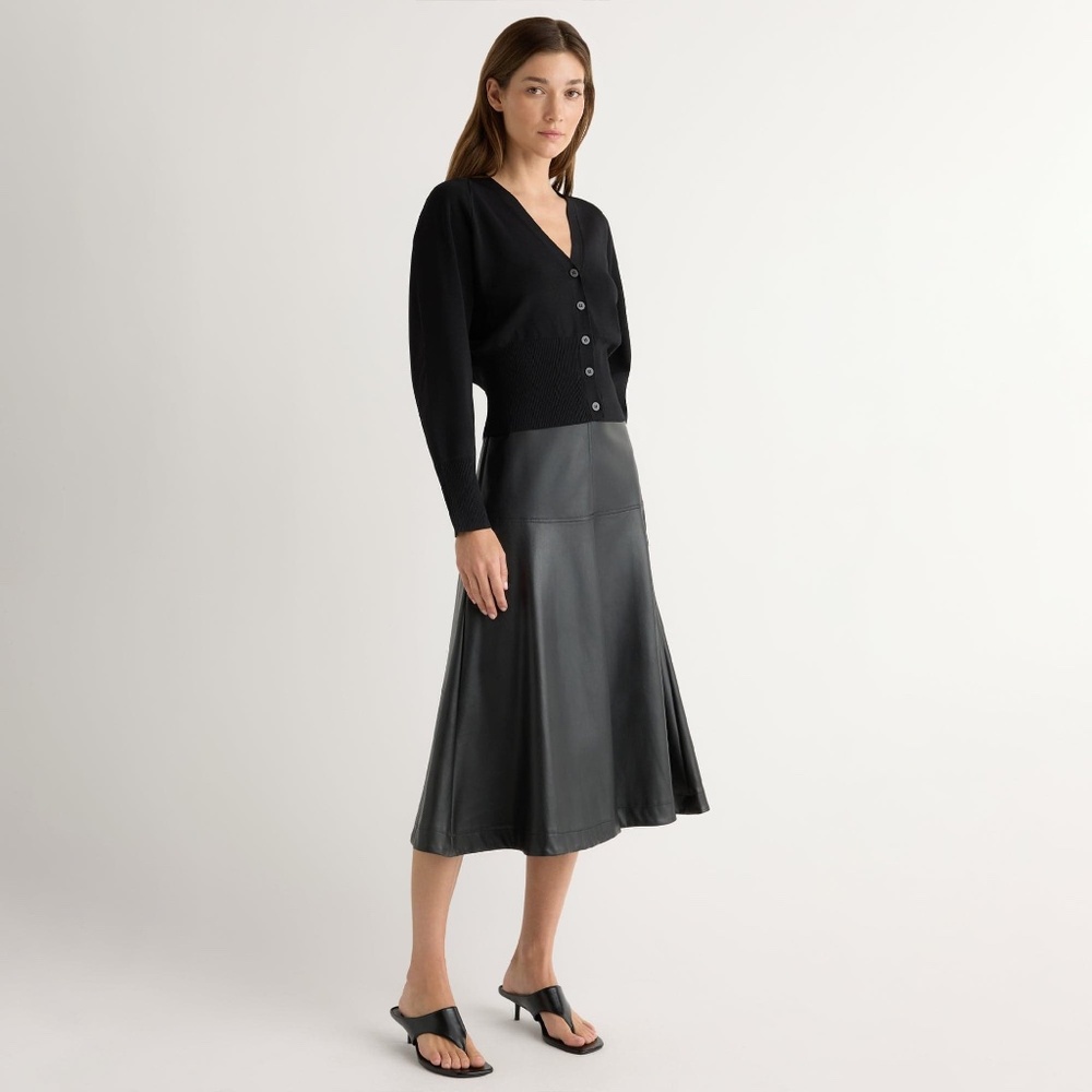 Modern Citizen Harley A-Line Vegan Leather Skirt Size XSBlack / Regular / XS